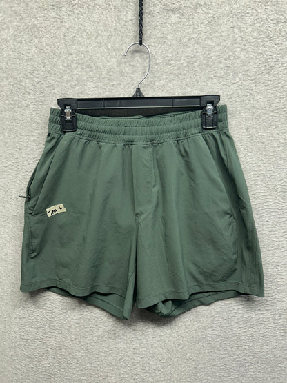 FLAWED Lululemon Pace Breaker Linerless Short 5" Size Small (Square) Smoked Spruce