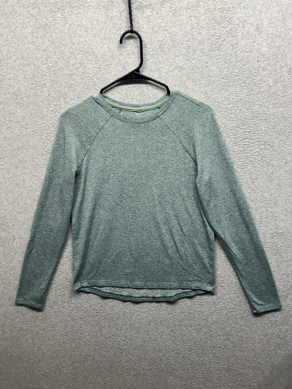 Lululemon License To Train Long Sleeve Size Small Gray | Green