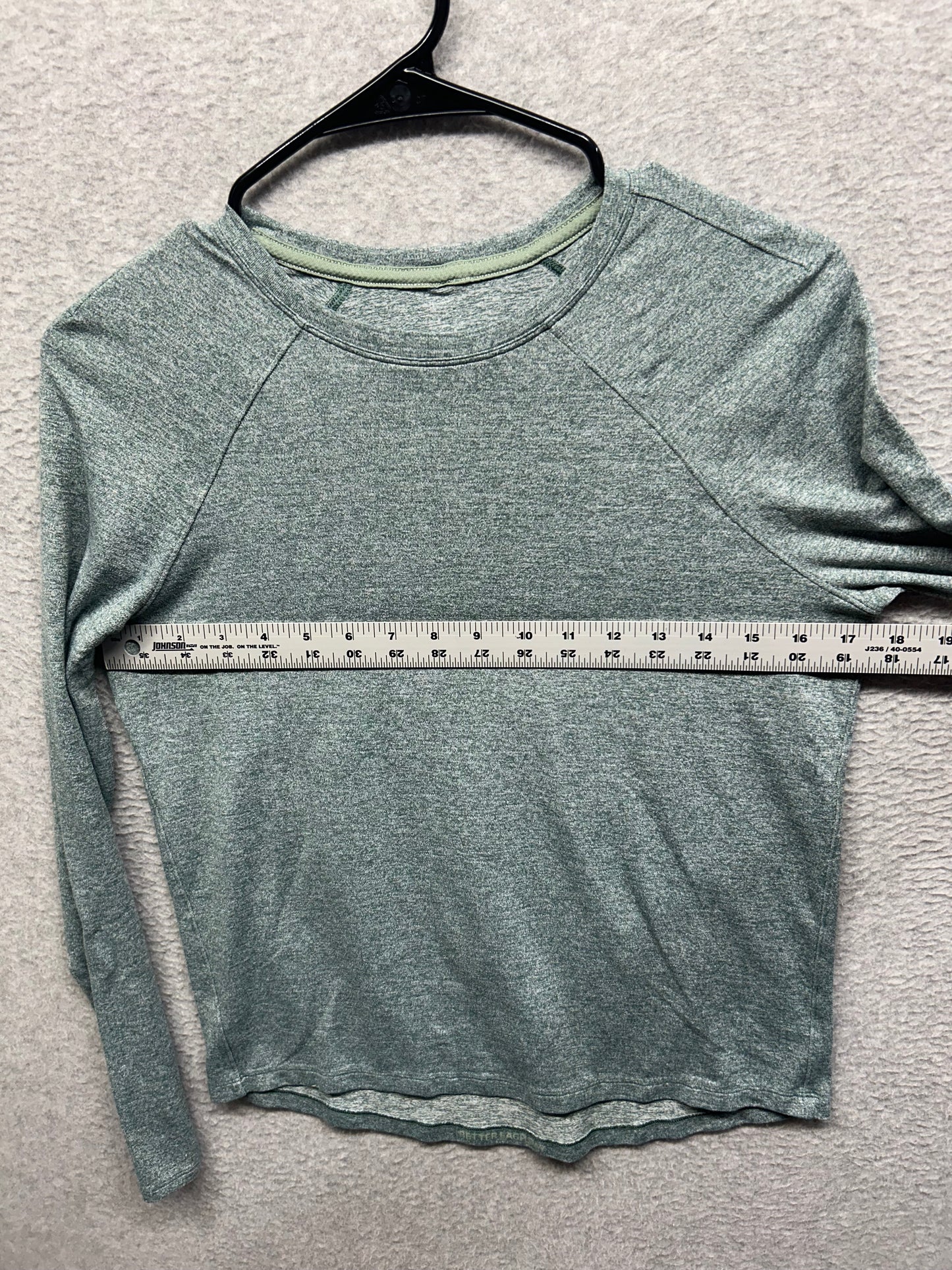 Lululemon License To Train Long Sleeve Size Small Gray | Green