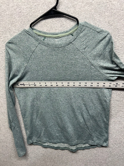 Lululemon License To Train Long Sleeve Size Small Gray | Green