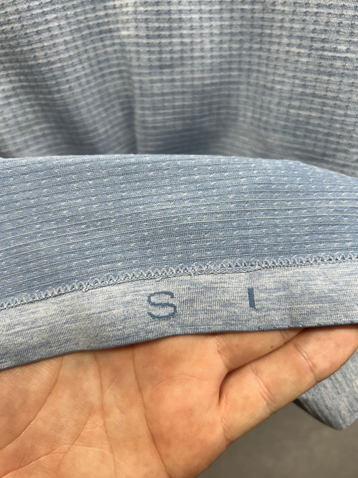 Lululemon Metal Vent Tech Short Sleeve Size Small Utility Blue