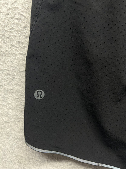 Lululemon Outpacer Short 6" Size Medium Black
