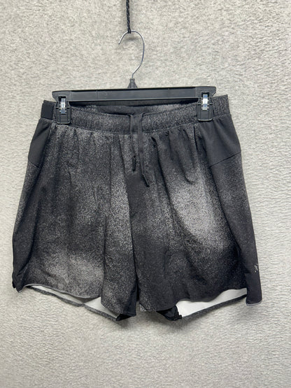 Lululemon Surge Short 6" Size Medium Ocean Spray Ice Grey Black