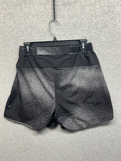 Lululemon Surge Short 6" Size Medium Ocean Spray Ice Grey Black