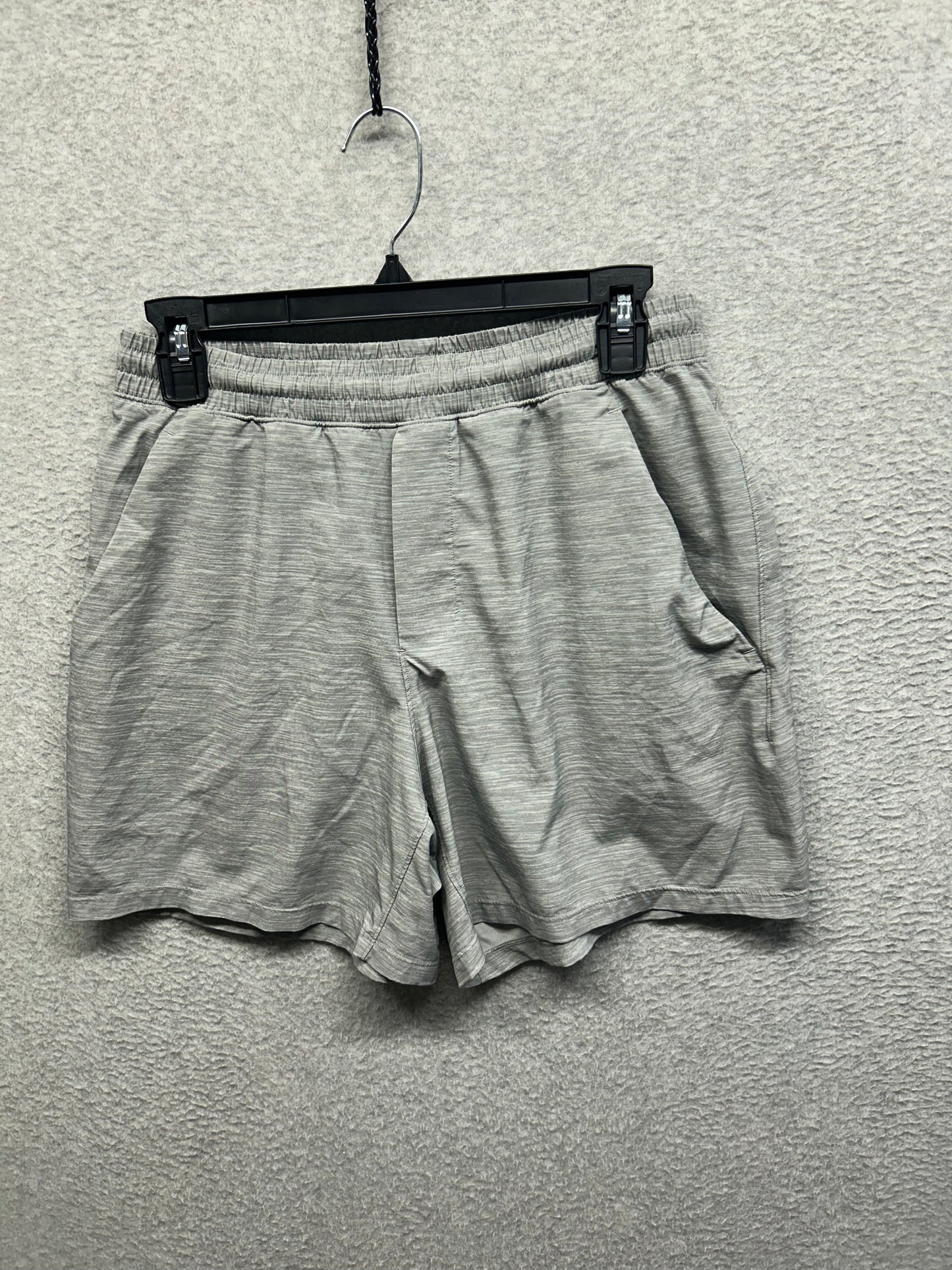 Lululemon Pace Breaker Linerless Short 5" Size Medium Heathered Gray