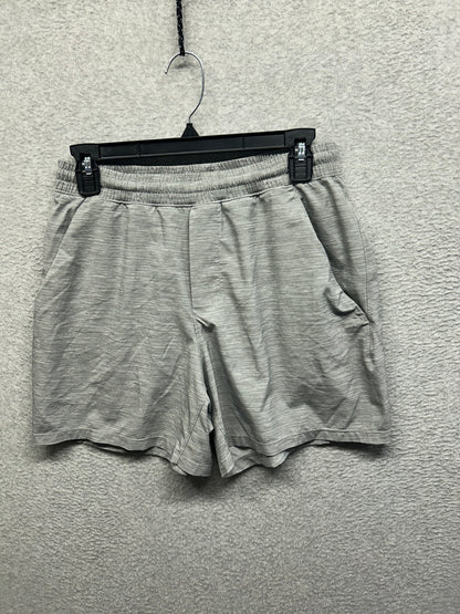 Lululemon Pace Breaker Linerless Short 5" Size Medium Heathered Gray