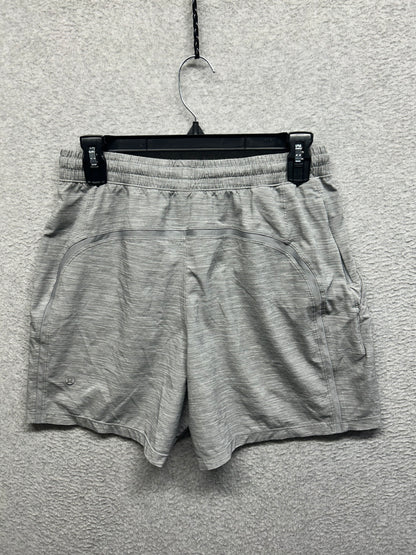 Lululemon Pace Breaker Linerless Short 5" Size Medium Heathered Gray