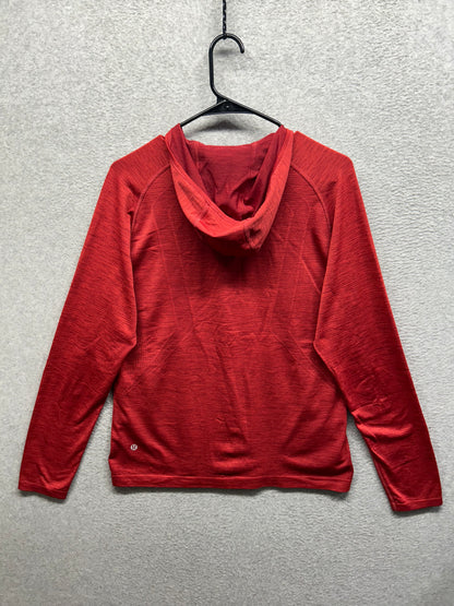Lululemon Metal Vent Tech Hoodie Size Medium Prep Red