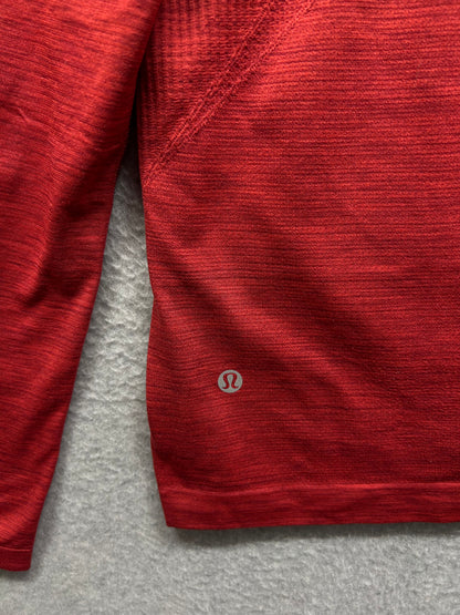 Lululemon Metal Vent Tech Hoodie Size Medium Prep Red