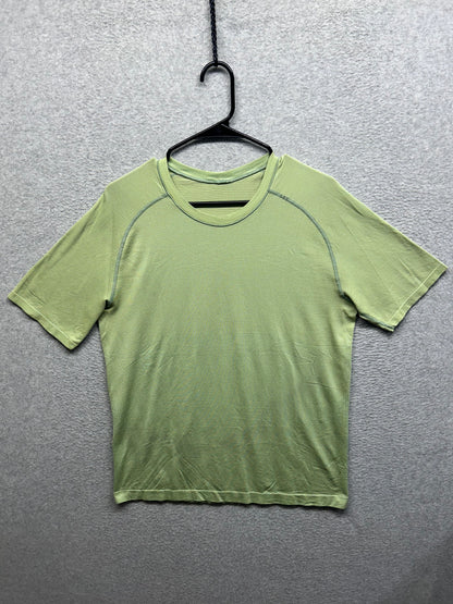 Lululemon Metal Vent Tech Short Sleeve Size Medium Lime Green