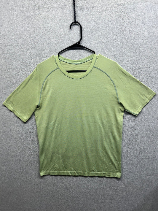 Lululemon Metal Vent Tech Short Sleeve Size Medium Lime Green