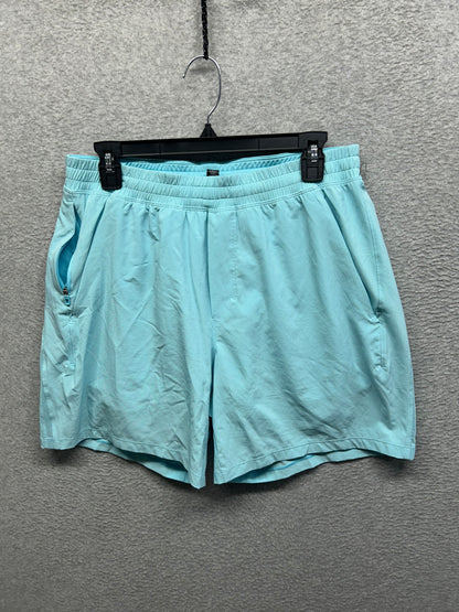 Lululemon Pace Breaker Linerless Short 7" Size Large (Square) Breeze Blue