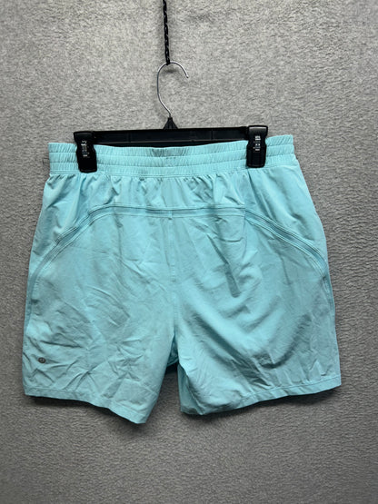 Lululemon Pace Breaker Linerless Short 7" Size Large (Square) Breeze Blue