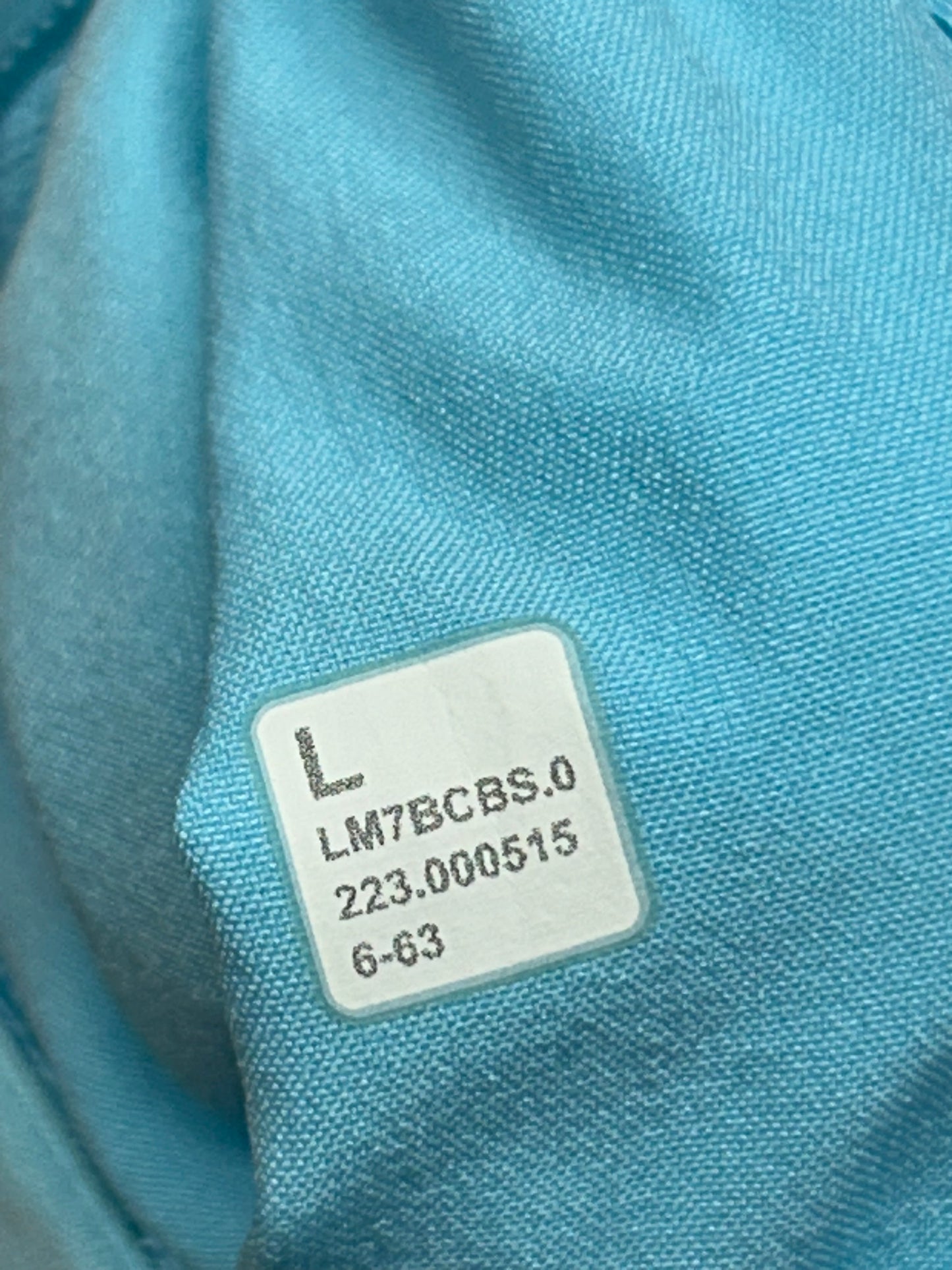 Lululemon Pace Breaker Linerless Short 7" Size Large (Square) Breeze Blue