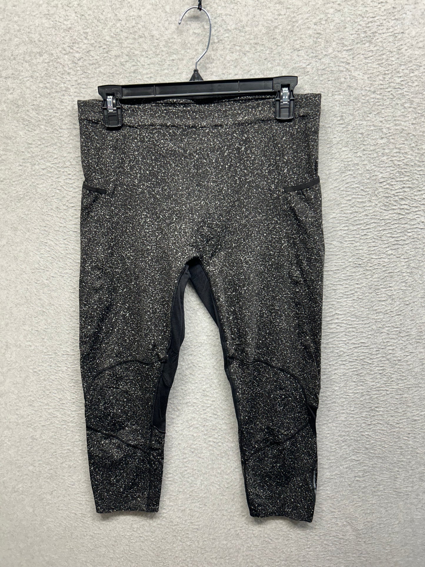 Lululemon Surge Tight Nulux 22" Size Large Polar Shift Black White Multi