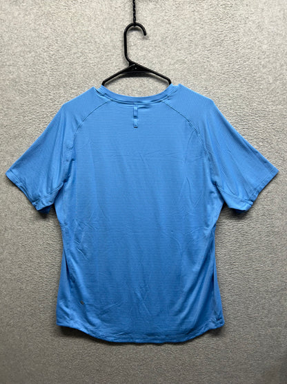 Lululemon Drysense Training Short Sleeve Shirt Size Large Heathered Poolside