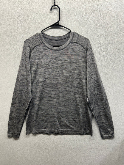 Lululemon Metal Vent Tech Long Sleeve Size Large Black / Anchor