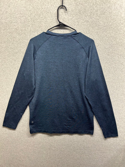 Lululemon Metal Vent Tech Long-Sleeve Shirt Size Large True Navy