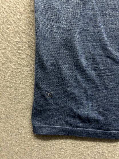 Lululemon Metal Vent Tech Polo Size Large Mineral Blue
