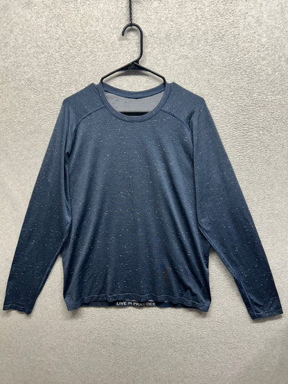 Lululemon Metal Vent Tech Long Sleeve Size Large Nautical Navy