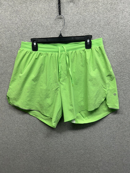 Lululemon Fast and Free Lined Short 6" Size XL Green