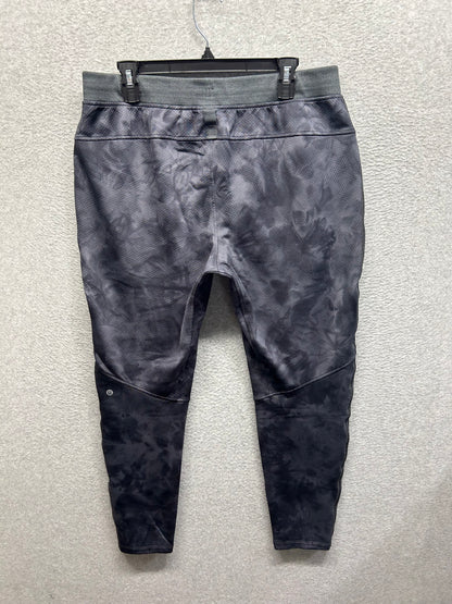 Lululemon Textured Tech Pant Size XL Diamond Dye Rhino Grey Anchor