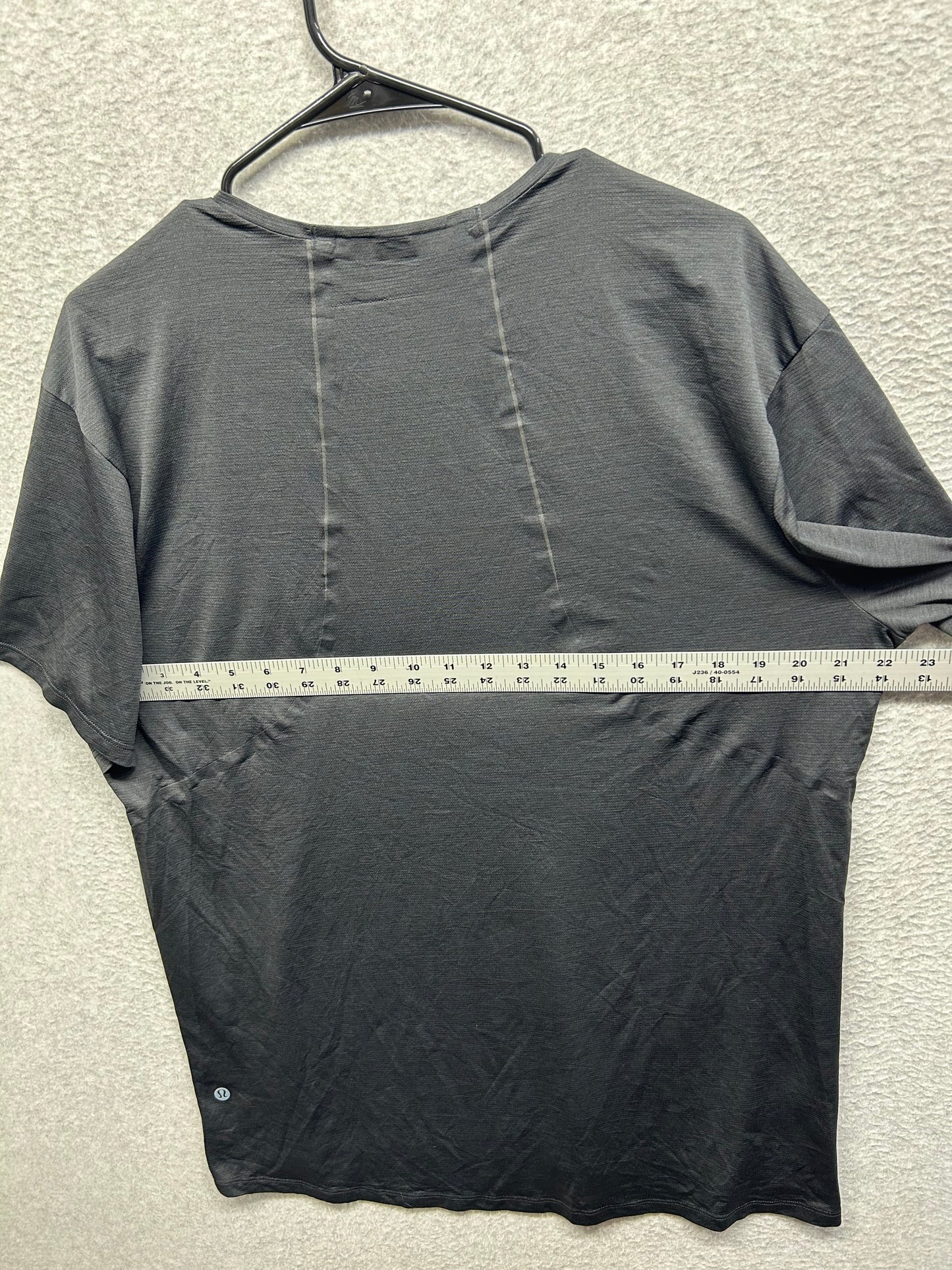 Lululemon Fast and Free Short Sleeve Shirt Size XL Black