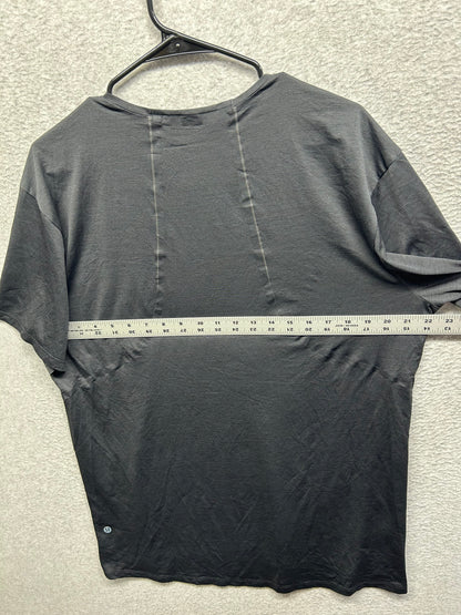 Lululemon Fast and Free Short Sleeve Shirt Size XL Black