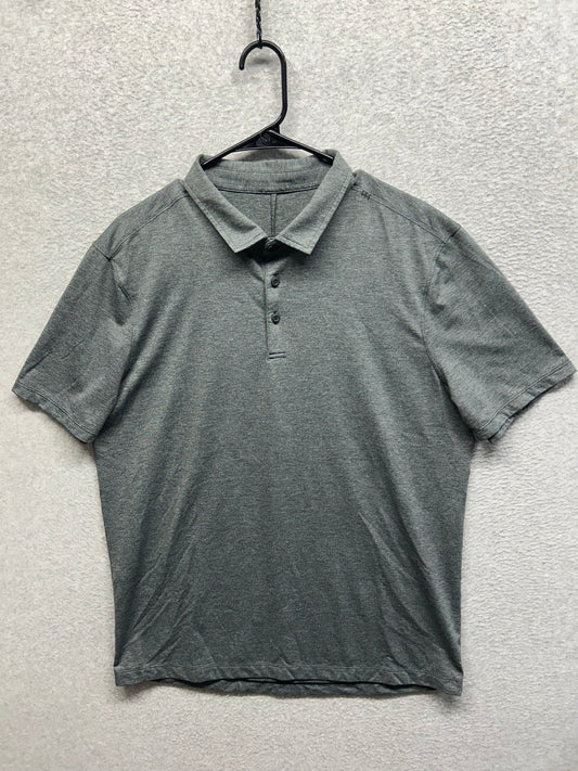 Lululemon Evolution Polo Size XL Heathered Gray