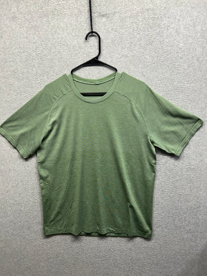 Lululemon Metal Vent Tech Short Sleeve Size XL Green