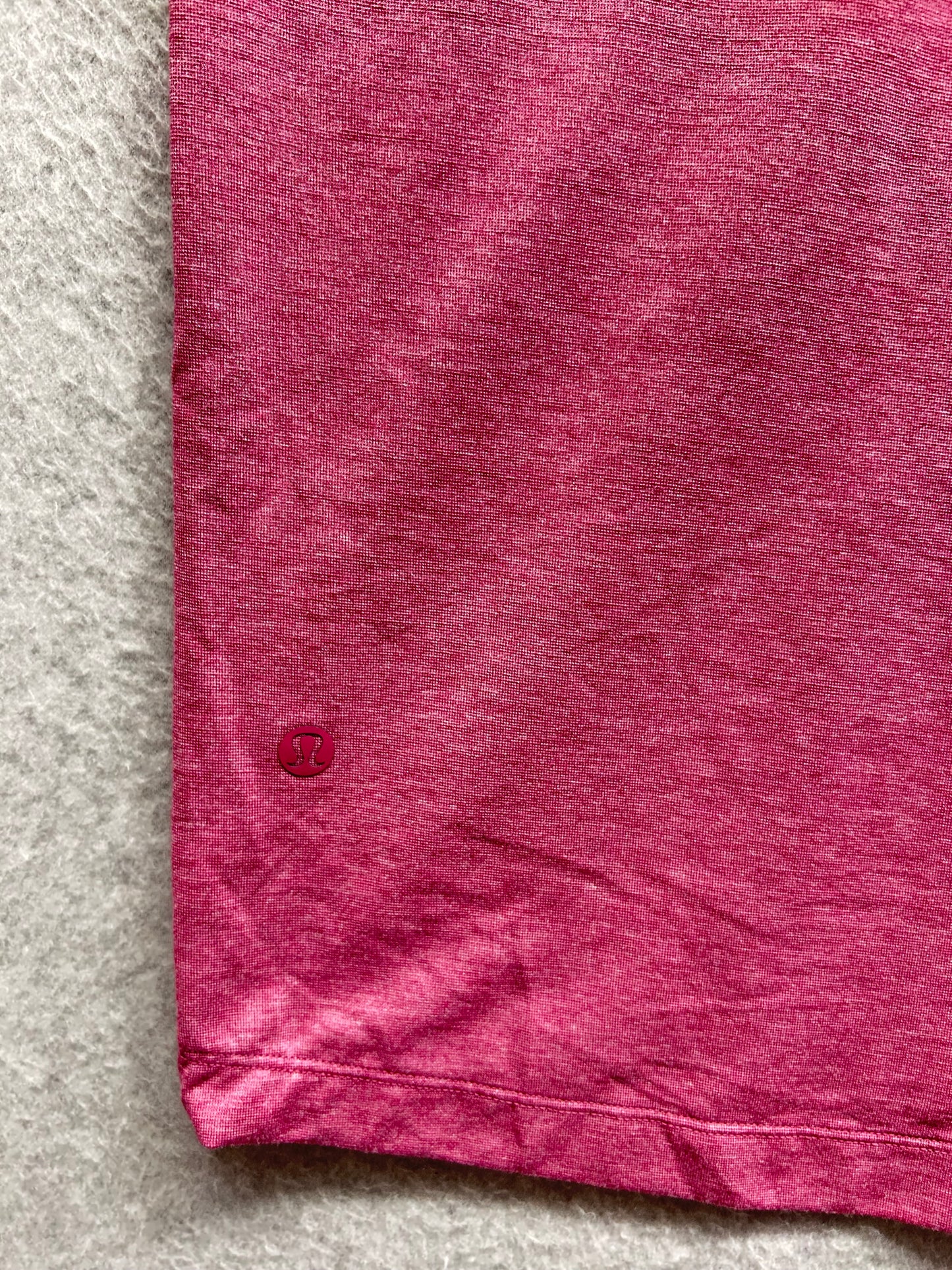 Lululemon Evolution Short Sleeve Polo Shirt Size 2XL Pink Blossom