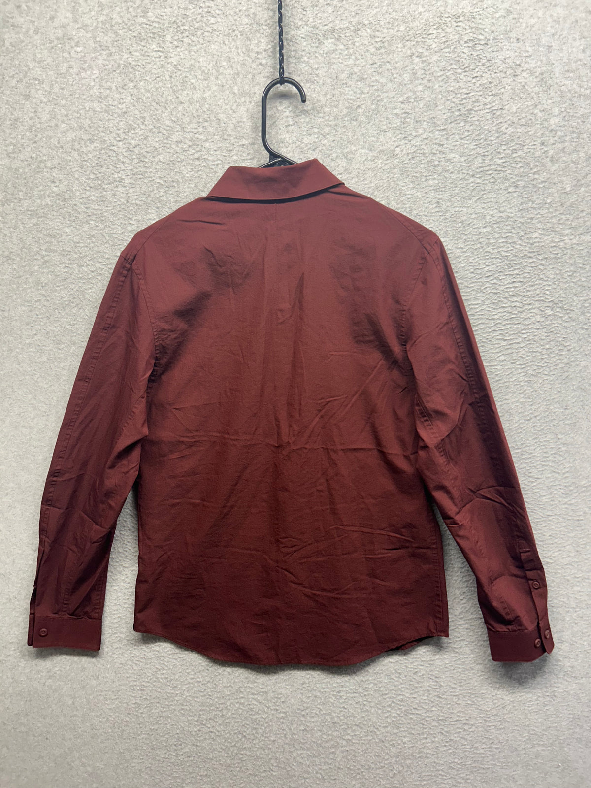Lululemon Down to the Wire Slim Fit Long Sleeve Mens Size Small Mahogany