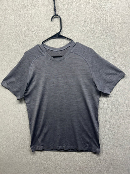 Lululemon Metal Vent Tech Short Sleeve Shirt 2.0 Mens Size Medium Blue