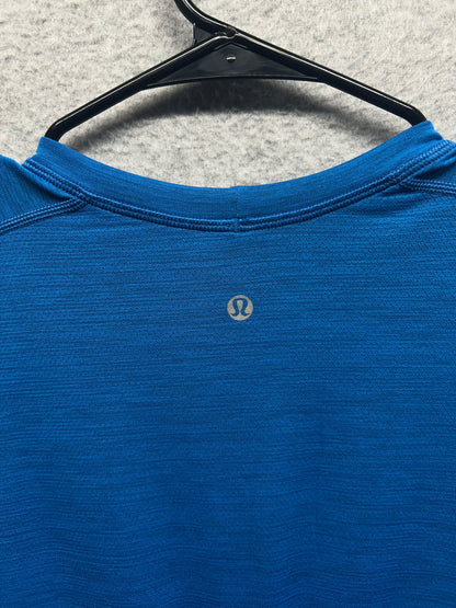 Lululemon Metal Vent Tech Short Sleeve Shirt 2.0 Mens Size Medium Blue