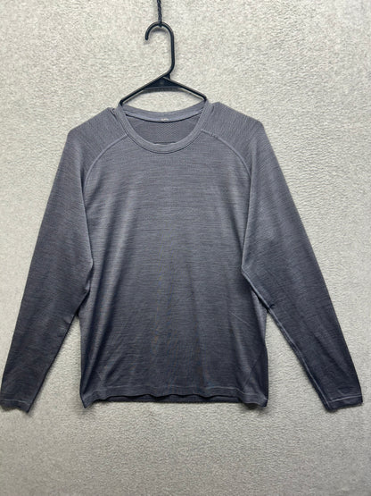 Lululemon Metal Vent Tech Long Sleeve Shirt 2.0 Mens Size Medium Gray