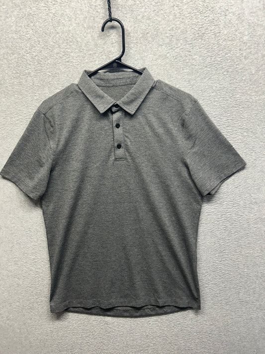 Lululemon Evolution Polo Size Medium Gray