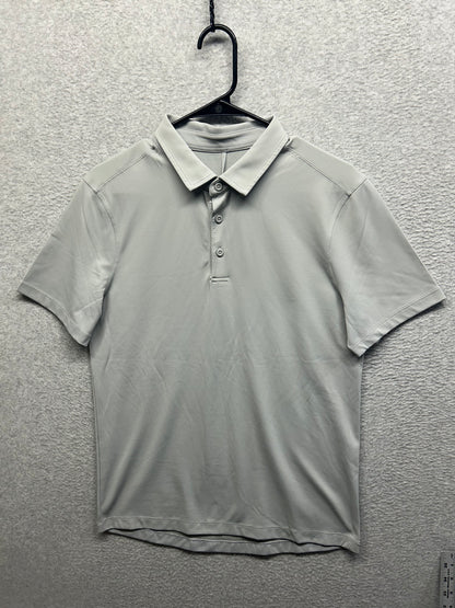 Lululemon Evolution Polo Size Medium Gray