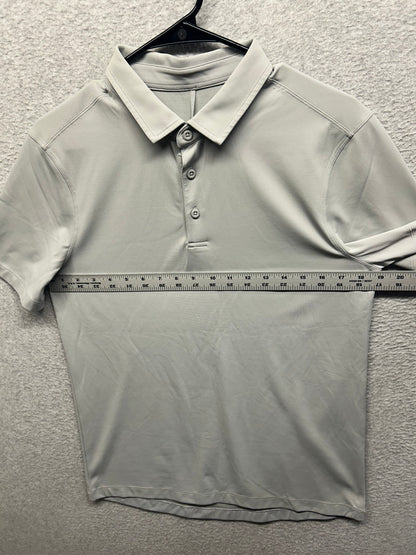 Lululemon Evolution Polo Size Medium Gray