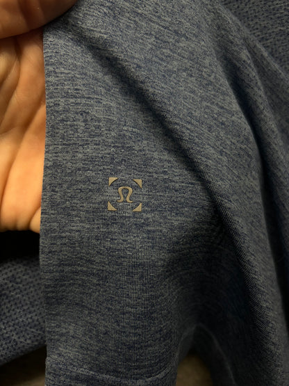 Lululemon Metal Vent Tech Short Sleeve Shirt 2.0 Mens Size Large Blue