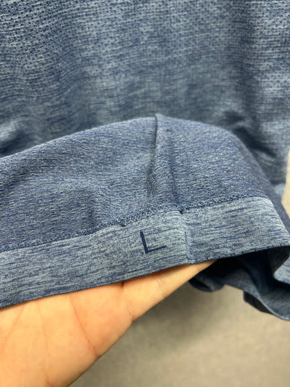 Lululemon Metal Vent Tech Short Sleeve Shirt 2.0 Mens Size Large Blue