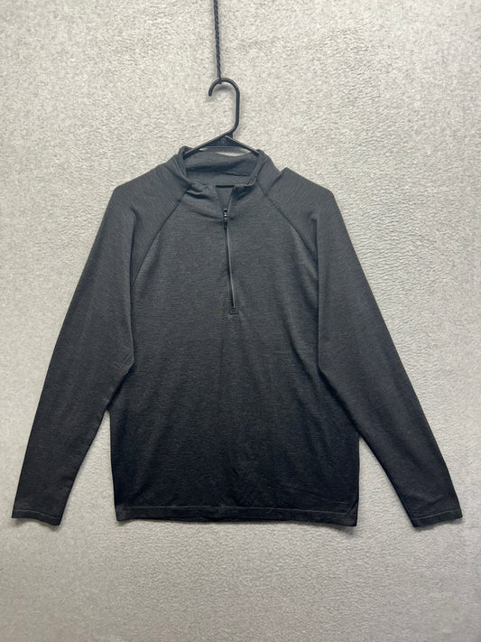 Lululemon Metal Vent Tech Long Sleeve 1/4 Zip Mens Size Large Black