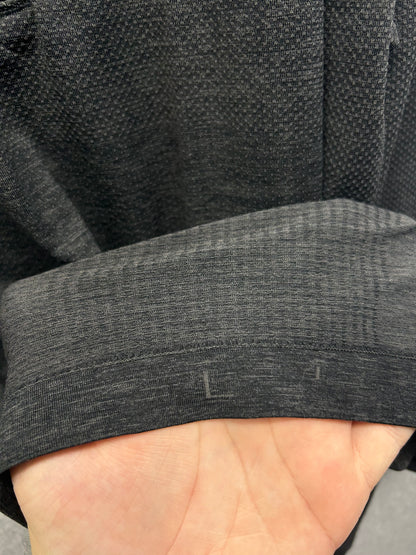 Lululemon Metal Vent Tech Long Sleeve 1/4 Zip Mens Size Large Black