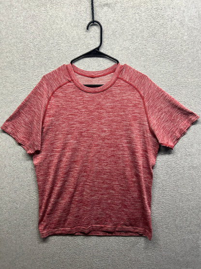 Lululemon Metal Vent Tech Short Sleeve Shirt 2.0 Mens Size Large Red