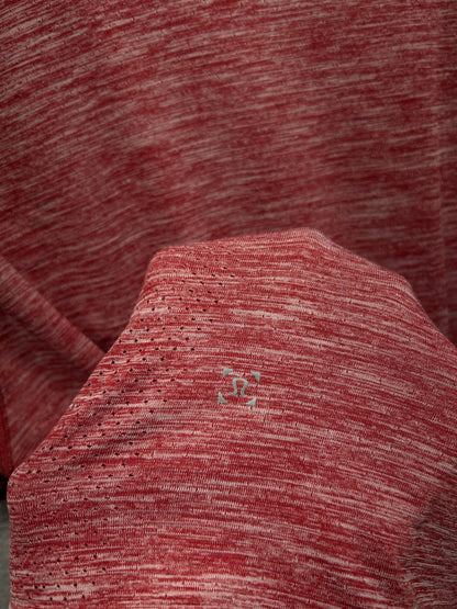 Lululemon Metal Vent Tech Short Sleeve Shirt 2.0 Mens Size Large Red