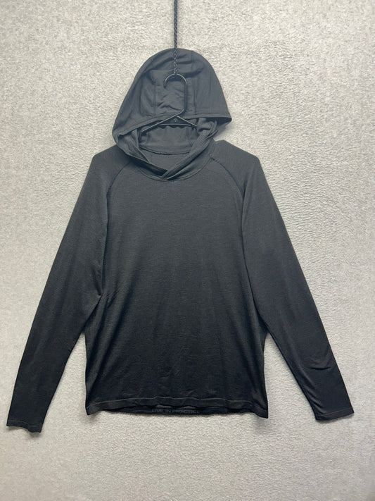 Lululemon Metal Vent Tech Long Sleeve Hoodie Mens Size Large Black