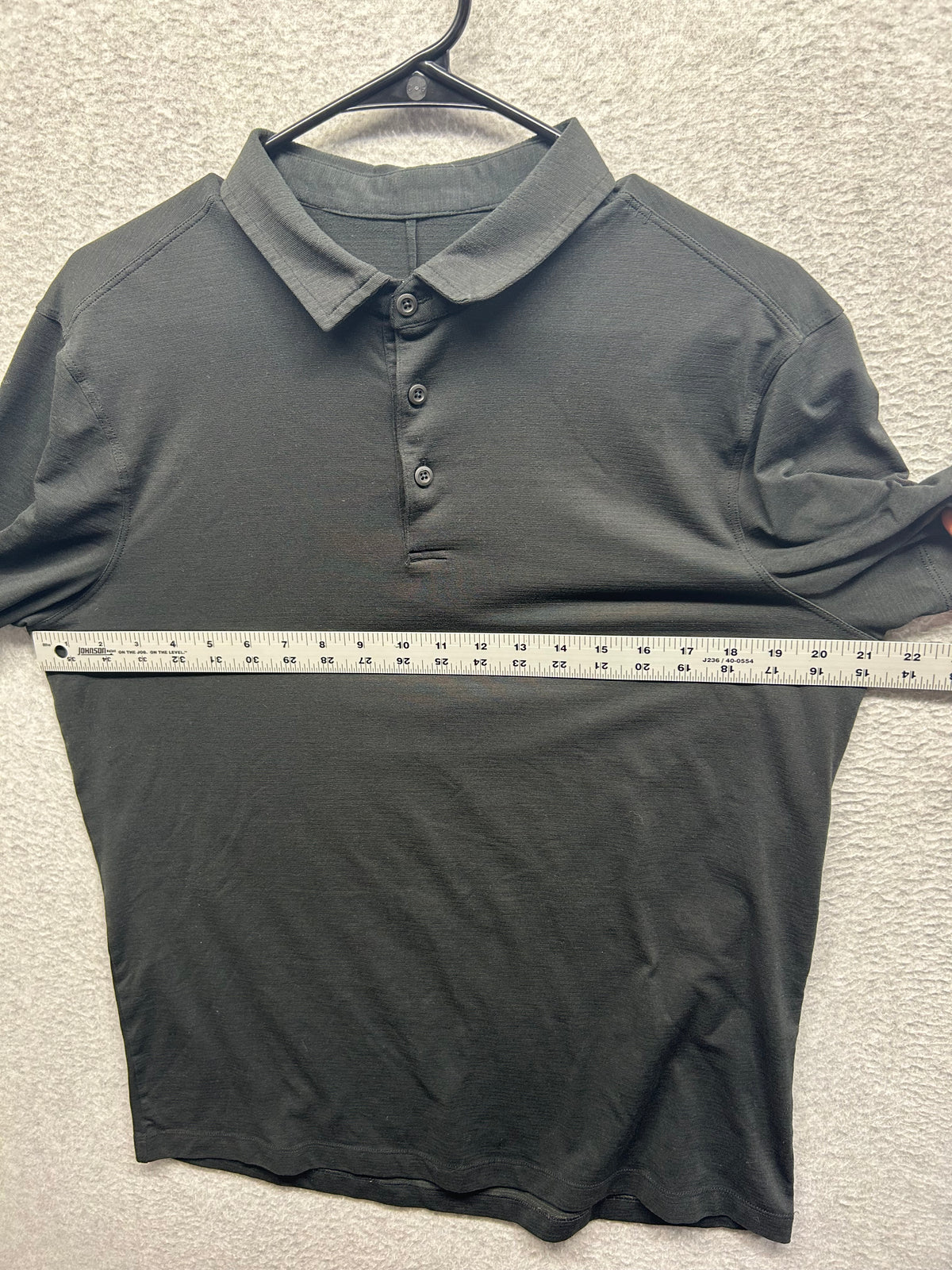 Lululemon Evolution Polo Size Large Black