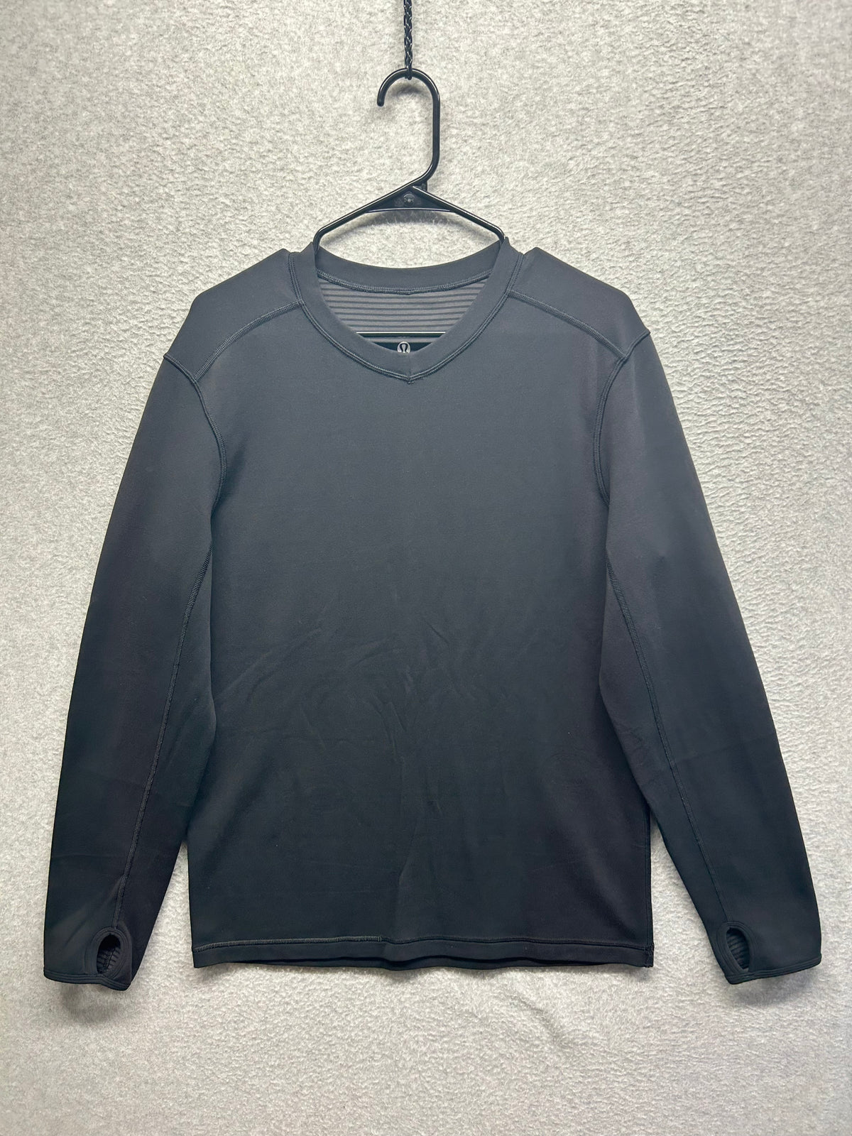 Lululemon Reversible Long Sleeve Shirt Size Large Black
