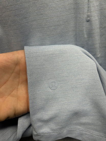Lululemon Evolution Polo Size Large Gray