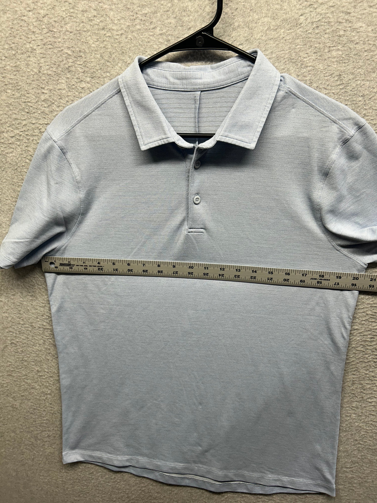 Lululemon Evolution Polo Size Large Gray
