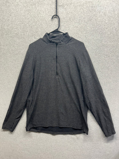 Lululemon Surge Warm 1/2 Zip Size XL Heathered Gray